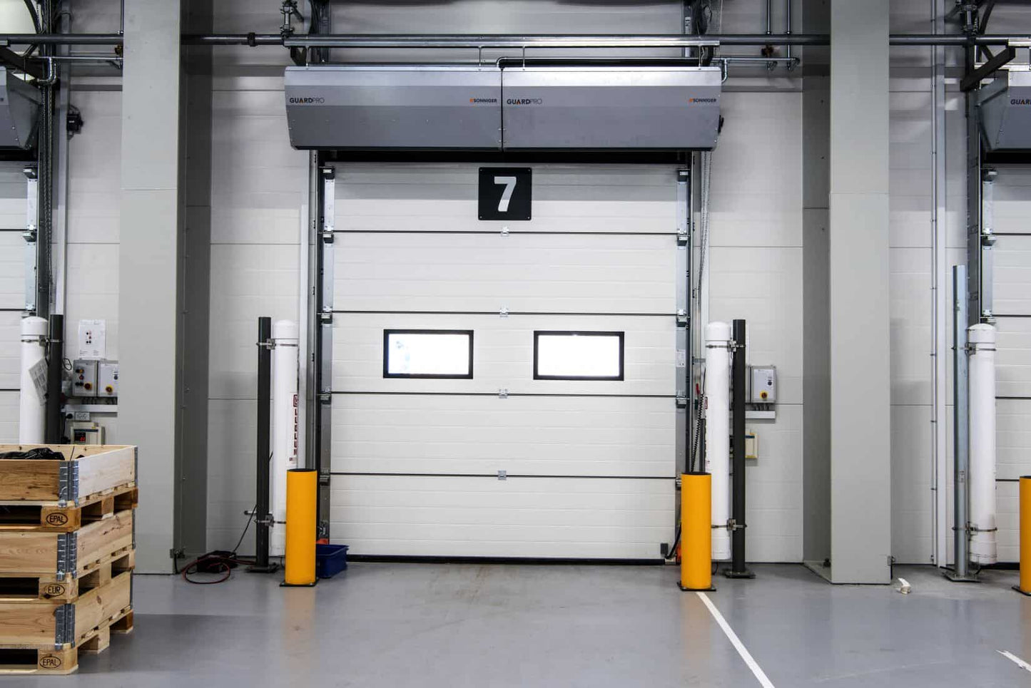 Sonniger GuardPro Industrial Air Curtain (LPHW, electric or ambient air options)