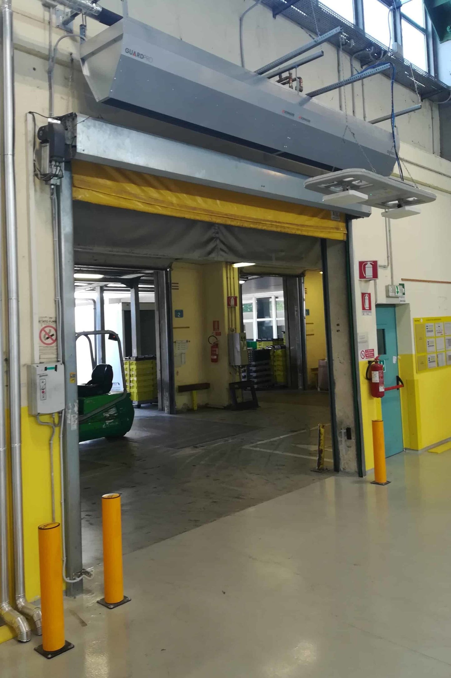 Sonniger GuardPro Industrial Air Curtain (LPHW, electric or ambient air options)