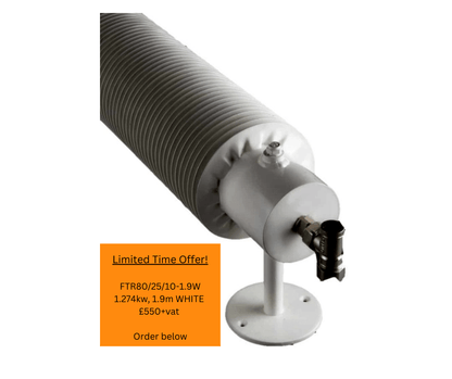 Finned Tube Radiator (water-fed/LPHW)