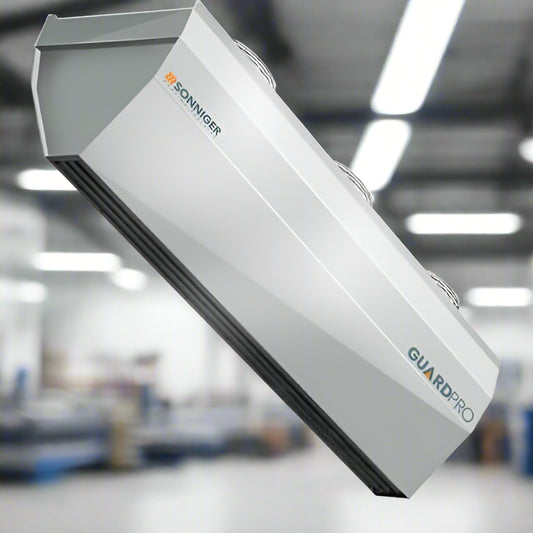 Sonniger GuardPro Industrial Air Curtain (LPHW, electric or ambient air options)